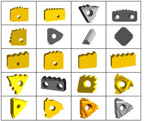 Carbide Api Threading Inserts And Chasers Size: Od 14L*14D*14H Inches Id 12L*12D*12H Inches