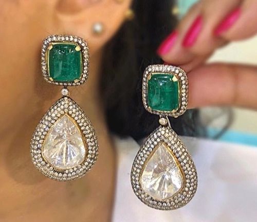 Diamond Polki Earrings