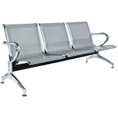 Stainless Steel 3 Seater Waiting Chair