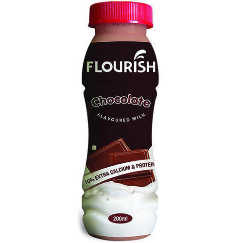 Chocolate Flavoured Milk - 200ml Plastic Bottle | Fortified with 10% Extra Calcium & Protein for Nutrient-Rich Enjoyment