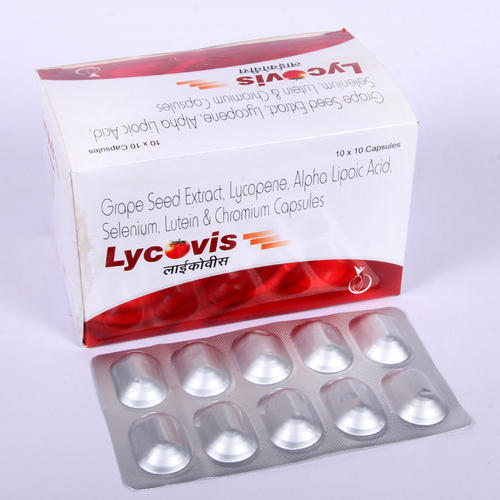 Grape Seed Extract Lycopene Chromium Capsules