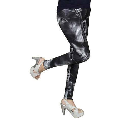 Digital Print Cotton Jeggings