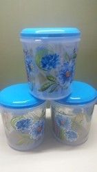 Plastic Container with Foil Printed