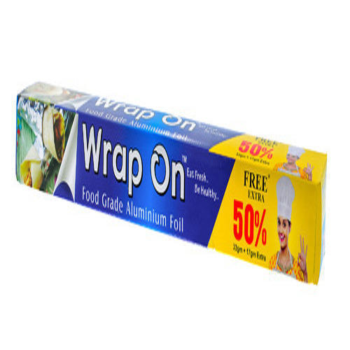 Wrap On 50 Gms Aluminum Foil Roll