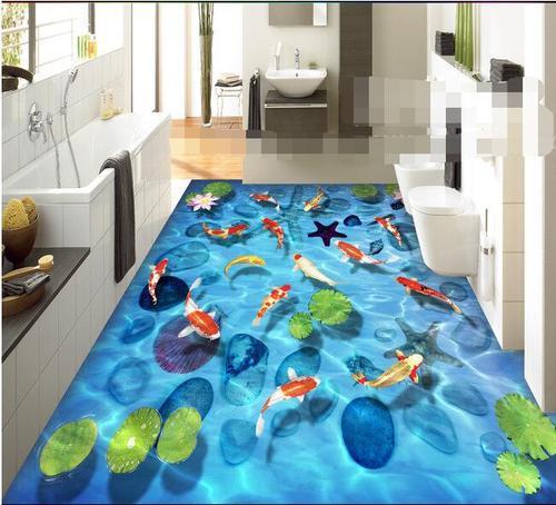 Affordable Bathroom 3d Flooring