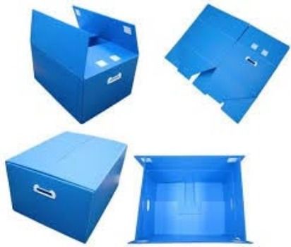 Blue Color Plastic Cartons