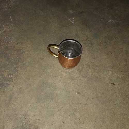 Brass Copper Hammered Moscow Mule Mug