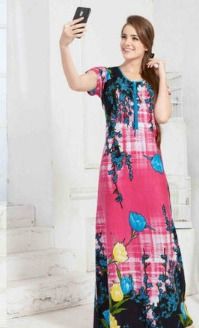 All Printed Ladies Night Gowns