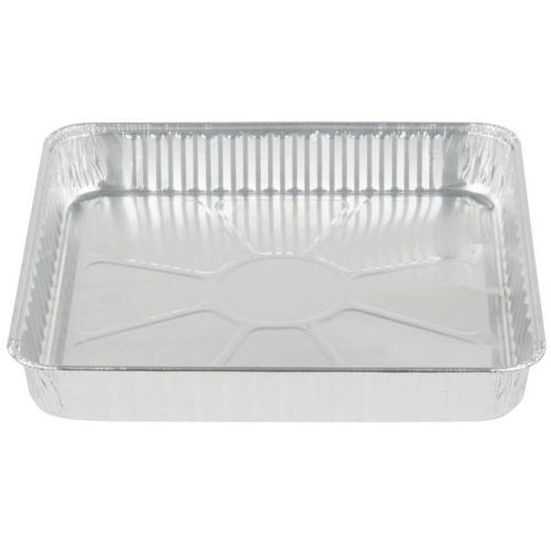 Silver Square Foil Cake Pan Container