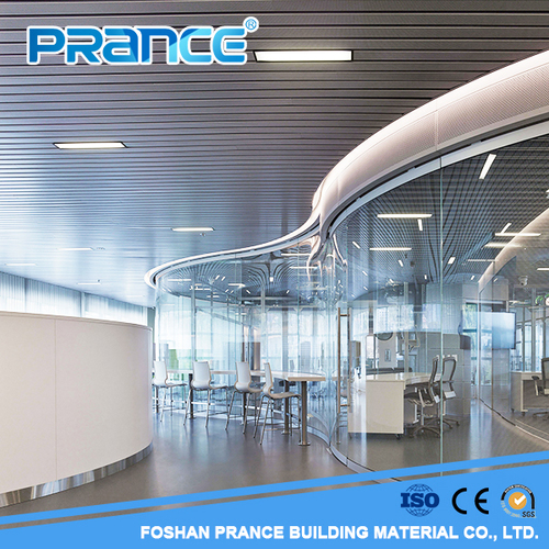 Restaurant Fashion Strip Ceiling Design By FOSHAN PRANCE BUILDING MATERIAL CO.,LTD