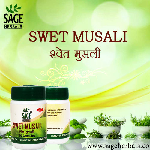 Sage Herbal Swet Musali Capsule