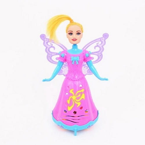 पिंक (गुलाबी) और स्काई ब्लू (आसमानी नीला) प्लास्टिक बेबी डॉल