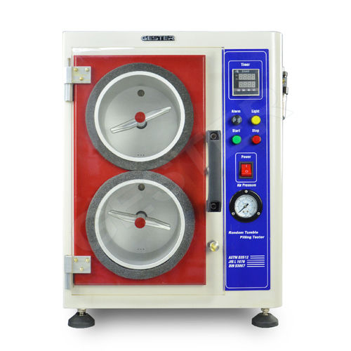 Random Tumble Pilling Tester - Precision High-Speed Impeller, Timer-Controlled Operation with Compressed Air Assistance