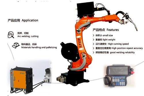 Aluminum Step Sa1400 6 Axis Industrial Welding Robot Mig Or Tig