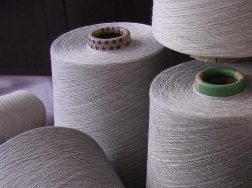 100% Polyester 30S Grey Melange Yarn