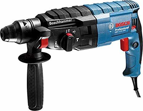 Blue Heavy Duty Rotary Hammer Gbh 2-24 Dre Professional With Drill