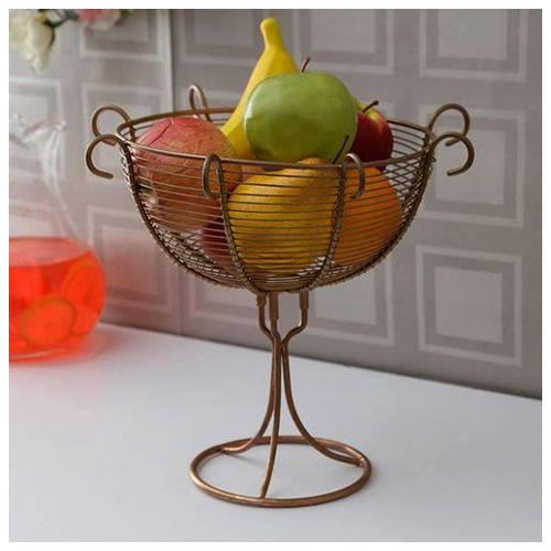 Glittering Look Decorative Fruit Basket