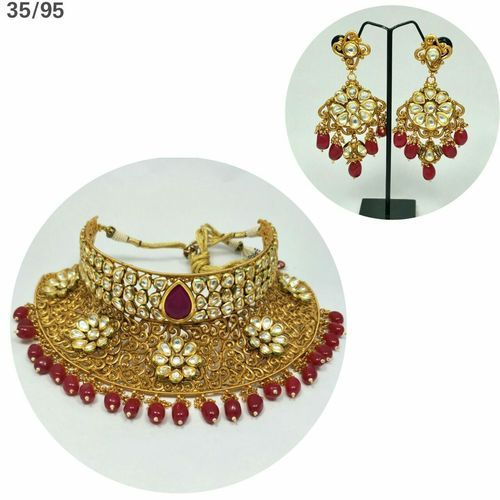 Designer Kundan Necklace Set