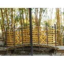 Garden Footbridges Of Bamboo