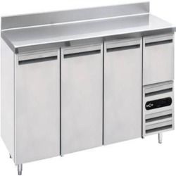 Satvin Stainless Steel Bar Refrigerator With Ice Box, Up To -16