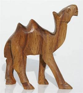Pure Wooden Camel Statue