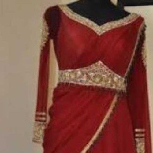 Ladies Wedding Red Sarees 