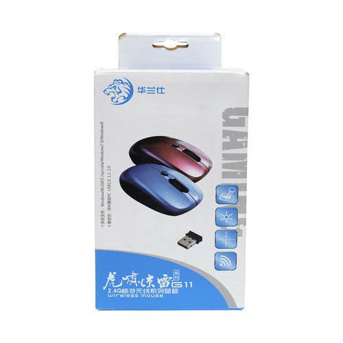 Red And Blue Bluetooth Wireless Mouse