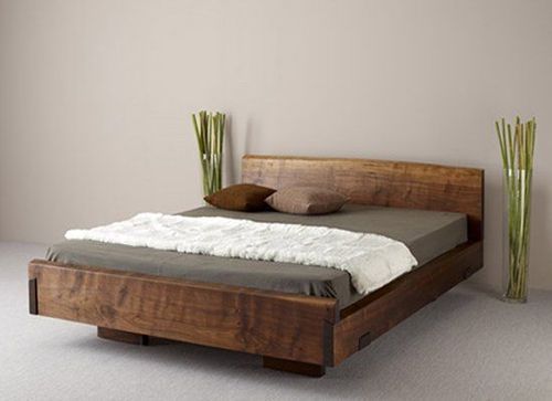 Designer Wooden Bed No Assembly Required