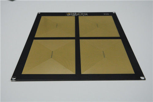 Flexible PTH Rigid PCB Bared PCB For Industrial Control With Black Solder Mask