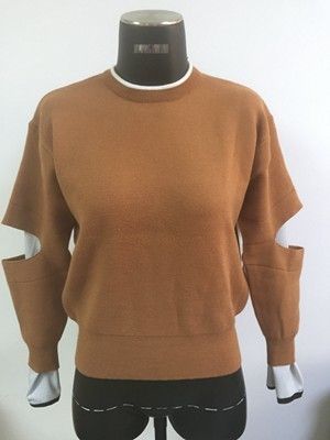 New Fashion Ladies Facke Two Piece Pullover With Sewing Fabrics