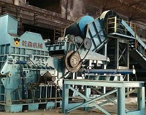 Psx6090 Scrap Metal Shredder With Belt Conveyor