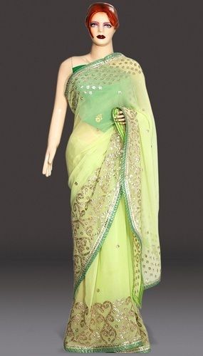 Designer Fancy Saree For Engagement