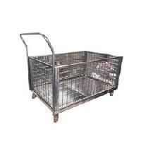 Pharmaceutical Ss Cage Trolley Application: Building & Construction Industry