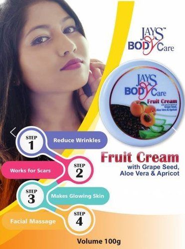 Fruit Beauty Cream With Grape Seeds, Aloe Vera And Apricot