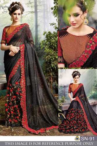 Fancy Floral Printed Sarees