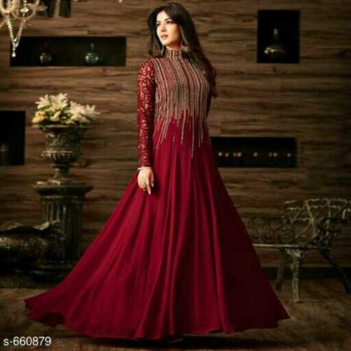 Western Ladies Purple Plain Night Gown, Stitched at Rs 380/piece in  Ahmedabad