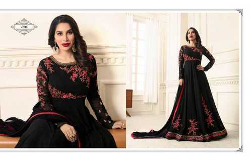 Ladies Designer Black Gown