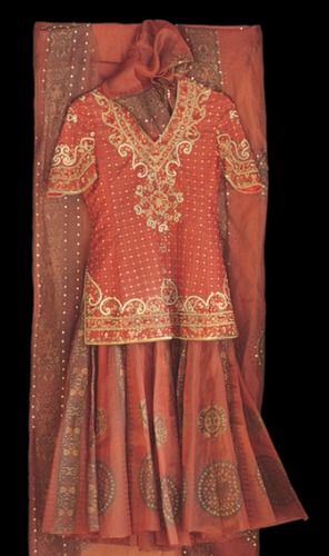 Red Women Casual Lehenga