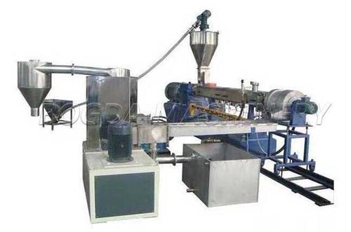 Water Cooling Strands Pelletizing Granules Plastic Extruder Production Line