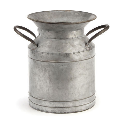 Galvanized Milk Can