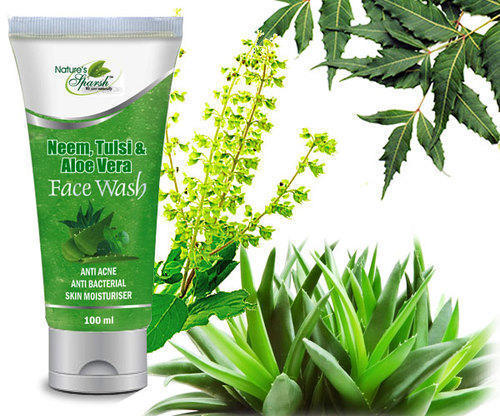 Herbal Cosmetics Neem Tulsi and Aloe Vera Face Wash