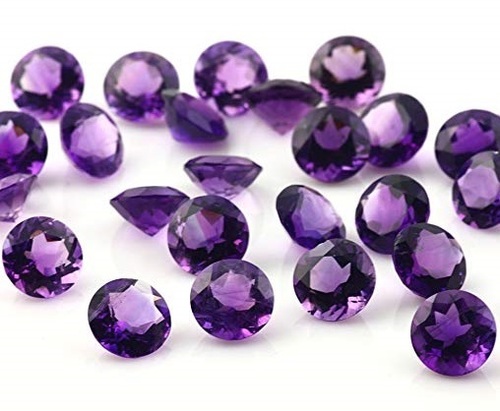 Amethyst Gemstones Natural Cut Loose Gemstones