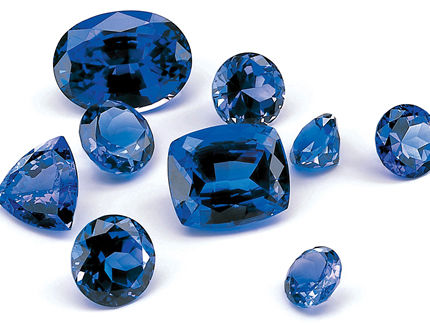 Blue Sapphire Gemstones Lead Glass Filling Natural Cut Loose Top-Quality Certified Size: Vary