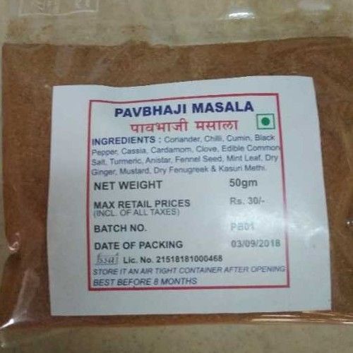 Fresh Organic Pavbhaji Masala