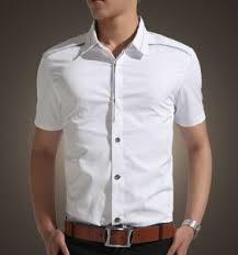 Half Sleeve White Shirt