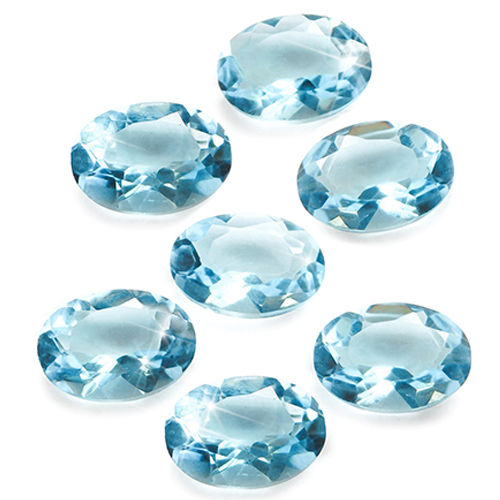 Topaz Gemstones Sky Blue Natural Cut Loose Gemstones