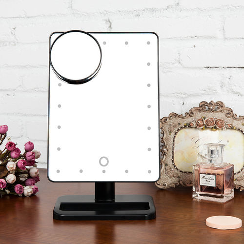 Led Cosmetic Mirror With Battery Size: 30*18.5*11.7Cm