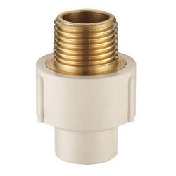 Male Adapter Brass Threaded - 3/4 Inch Diameter, Durable Brass and CPVC Material