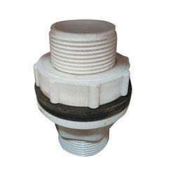 Round White Upvc Tank Adapter