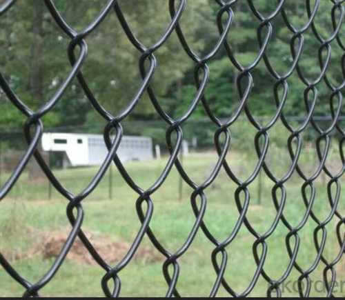 Black Gi Chain Link Fence